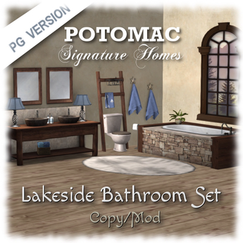 Second Life Marketplace - Lakeside Bathroom Set PG